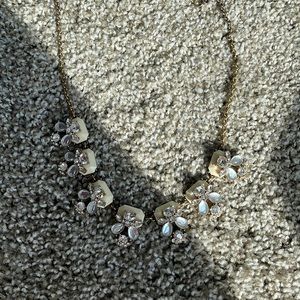 Jcrew cream bauble necklace